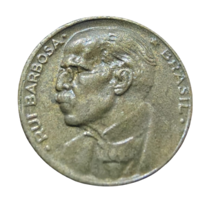 Moeda 20 Centavos 1955 Rui Barbosa Brasil - MBC