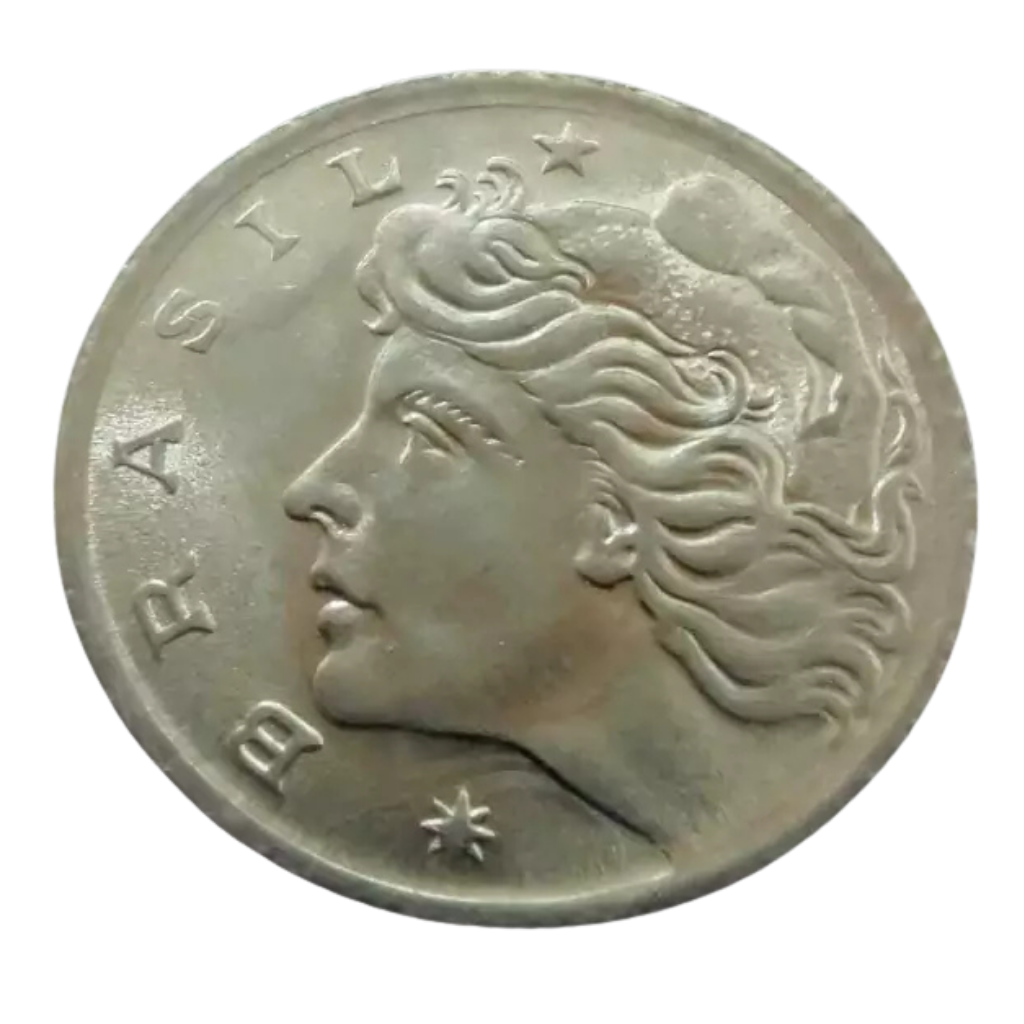 Moeda 5 Centavos 1969 Brasil - MBC - Imagem 4