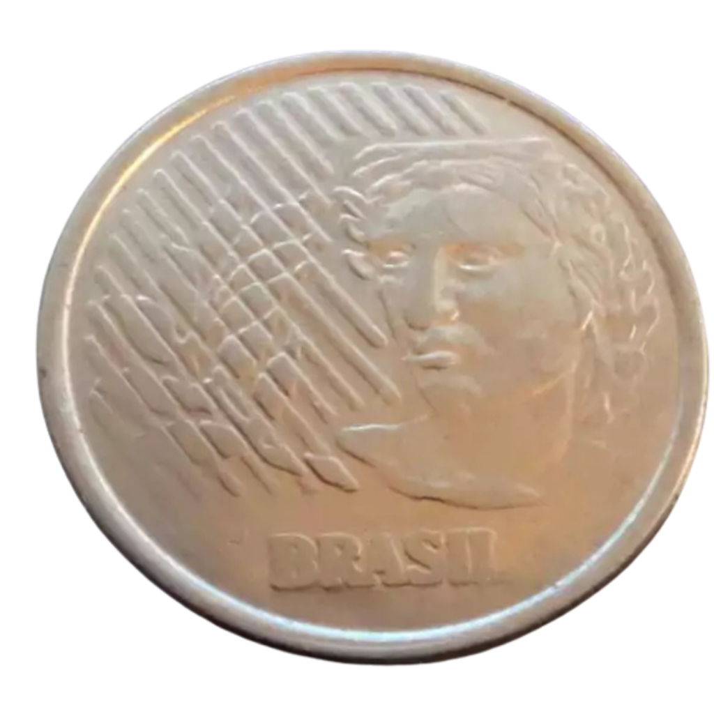 Moeda 50 Centavos 1994 Brasil - MBC - Imagem 3