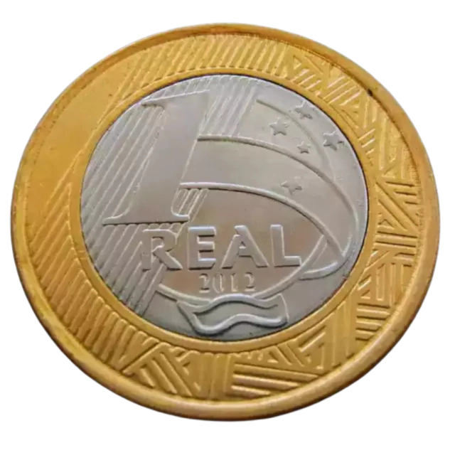 Moeda 1 Real 2012 Brasil – MBC
