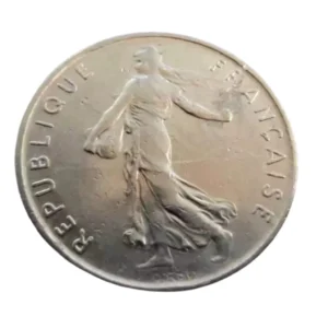 Moeda 1/2 Franco 1966 - França