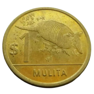 Moeda 1 Peso 2019 Mulita - Uruguai