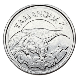 Moeda 10 Cruzeiros reais 1994 Tamanduá - Escassa