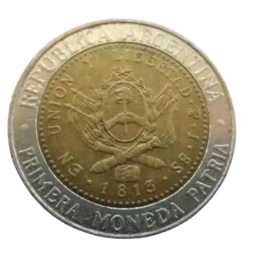 Moeda 1 Peso 2009 - Argentina - Imagem 3