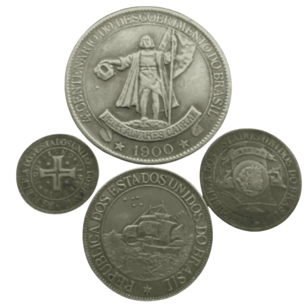 Set de Moedas Comemorativas - 4º Descobrimento do Brasil