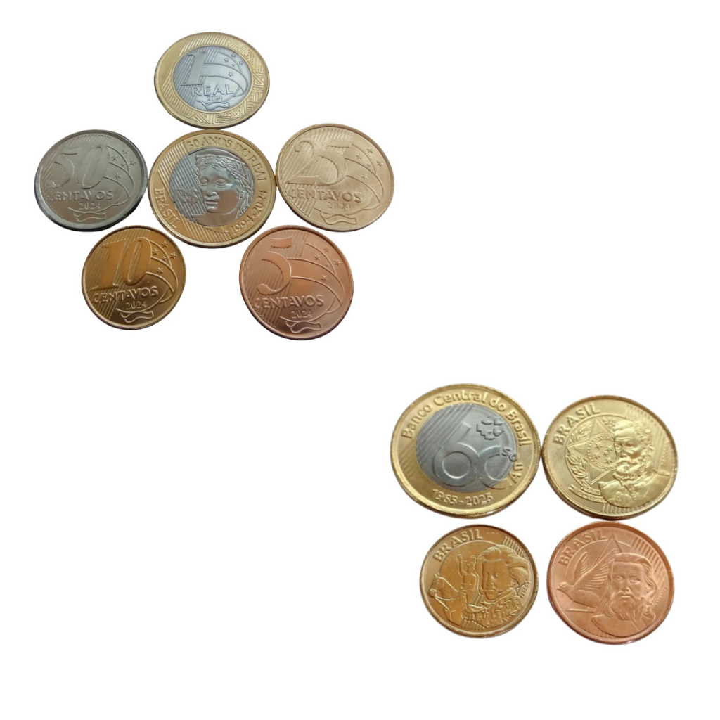Set de Moedas 2024 e 2025 Brasil - FC - Imagem 3