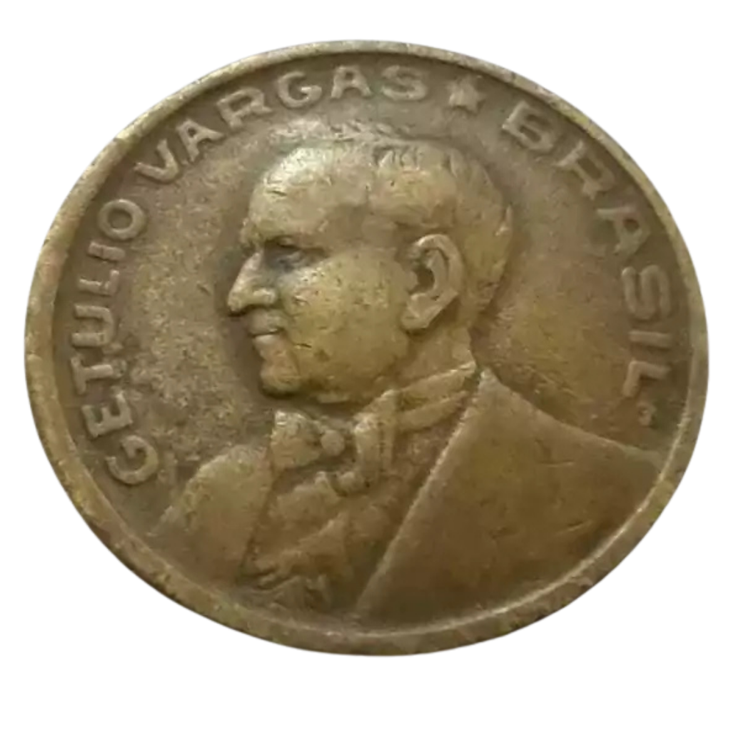 Moeda 50 Centavos 1944 com Sigla Brasil - MBC - Imagem 4