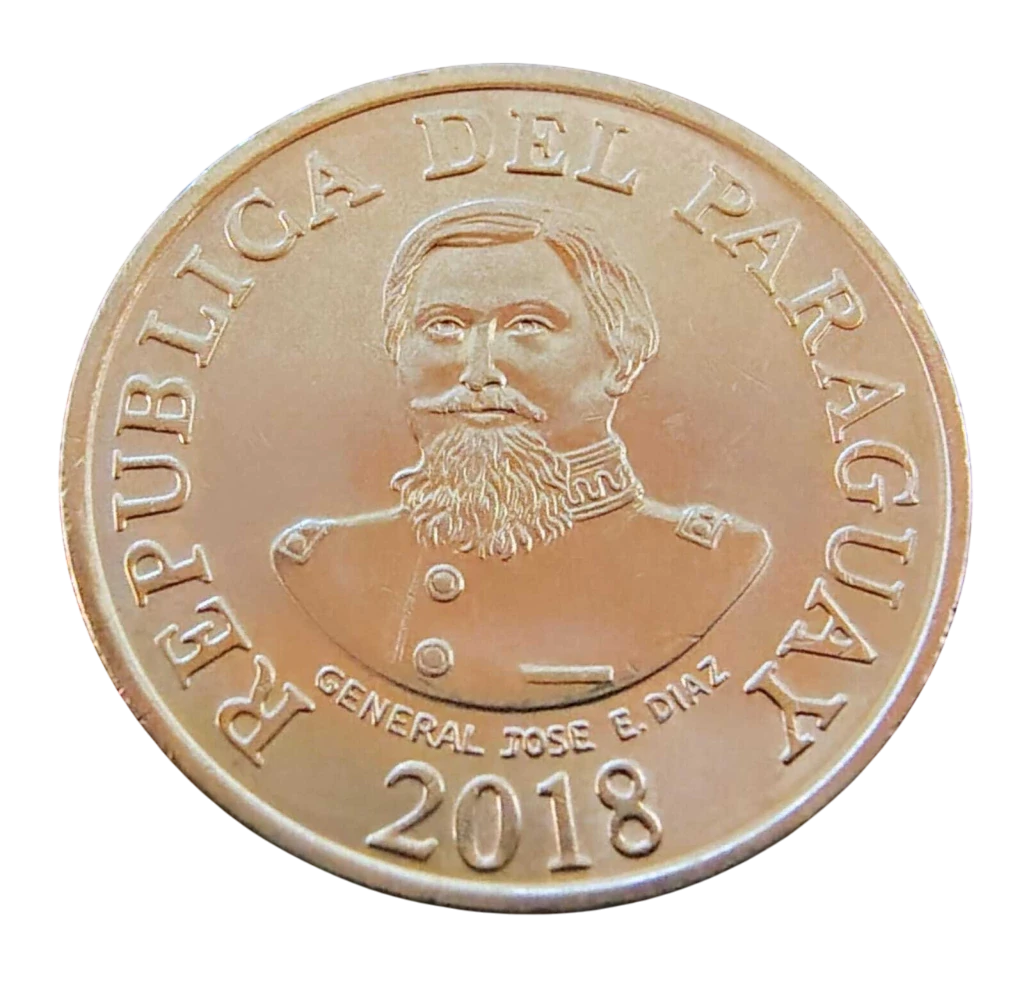 Moeda 100 Guaranis 2018 - Paraguai