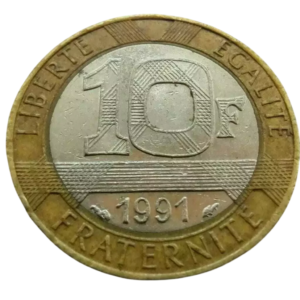 Moeda 10 Francos 1991 - França