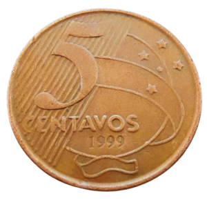 Moeda 5 Centavos 1999 Brasil - MBC