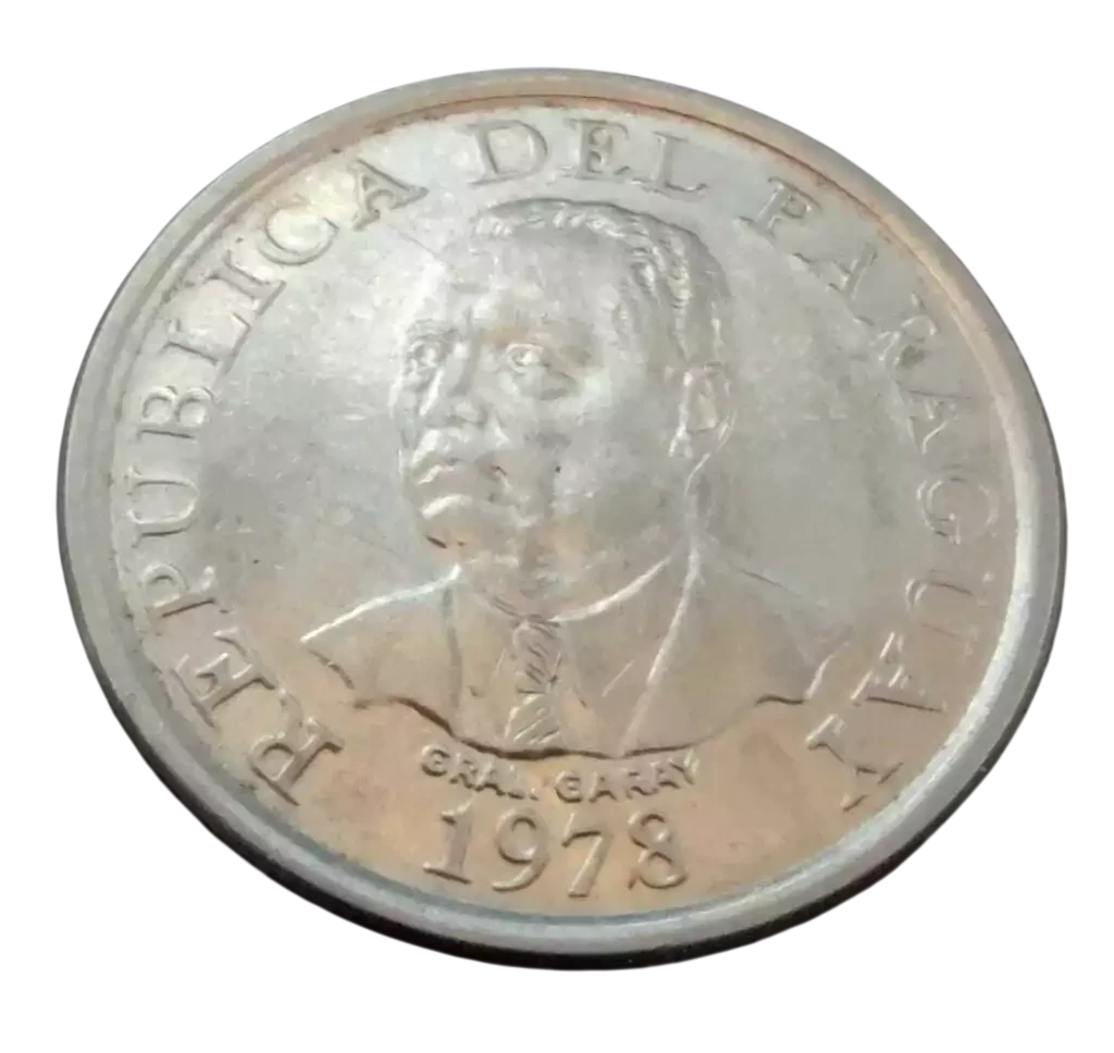 Moeda 10 Guaranis 1978 FAO - Paraguai