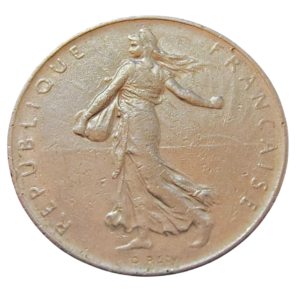 Moeda 1 Franco 1973 - França