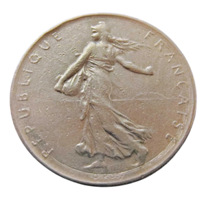 Moeda 1 Franco 1964 - França