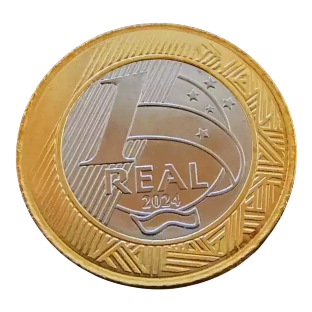Moeda 1 Real 2024 Brasil – FC - Imagem 3