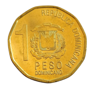 Moeda 1 Peso 2021 República Dominicana