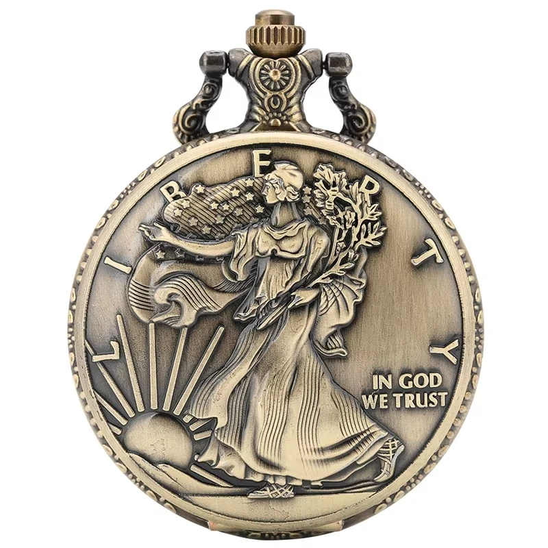 Relógio de Bolso 1 Dólar Liberty - Imagem 5