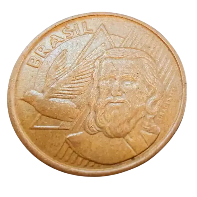 Moeda 5 Centavos Brasil 2021 - Imagem 2