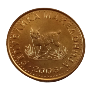 Moeda 5 Denari 2006 Macedônia - FC