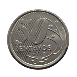 Moeda 50 Centavos 2025 Brasil - FC