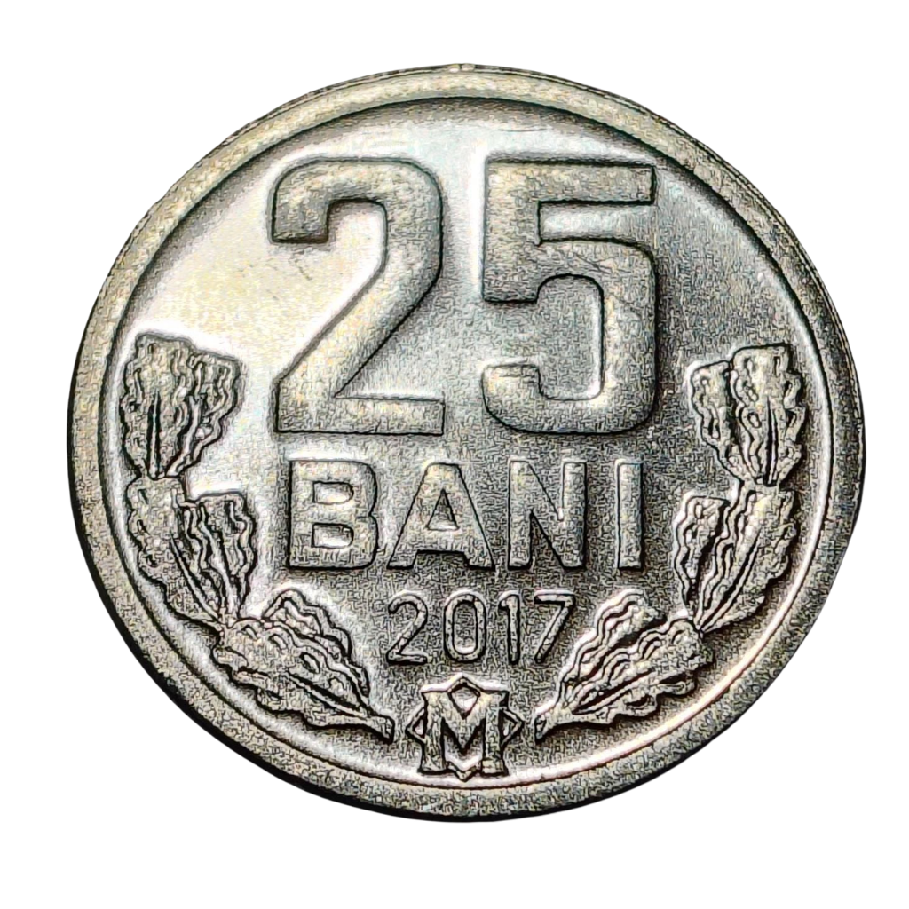 Moeda 25 Bani 2017 Moldávia - FC