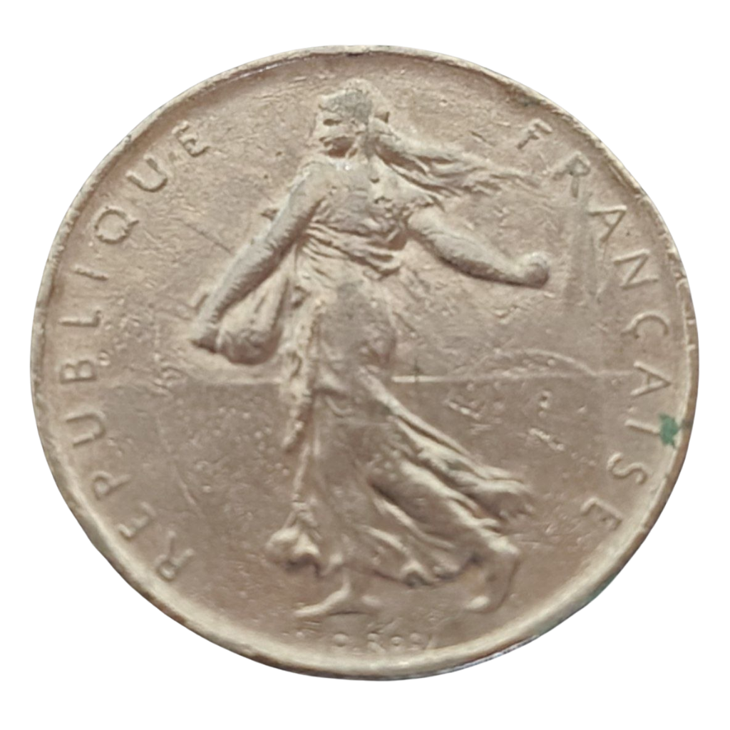 Moeda 1 Franco 1970 - França