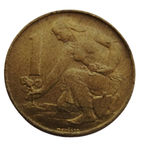 Moeda de 1 Koruna – 1991  Tchecoslováquia