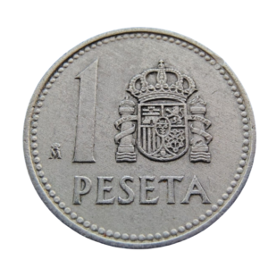 Moeda de 1 Peseta 1985 – Espanha