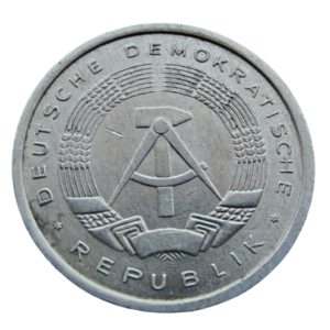 Moeda de 1 Pfennig  1981 Alemanha Oriental (RDA)