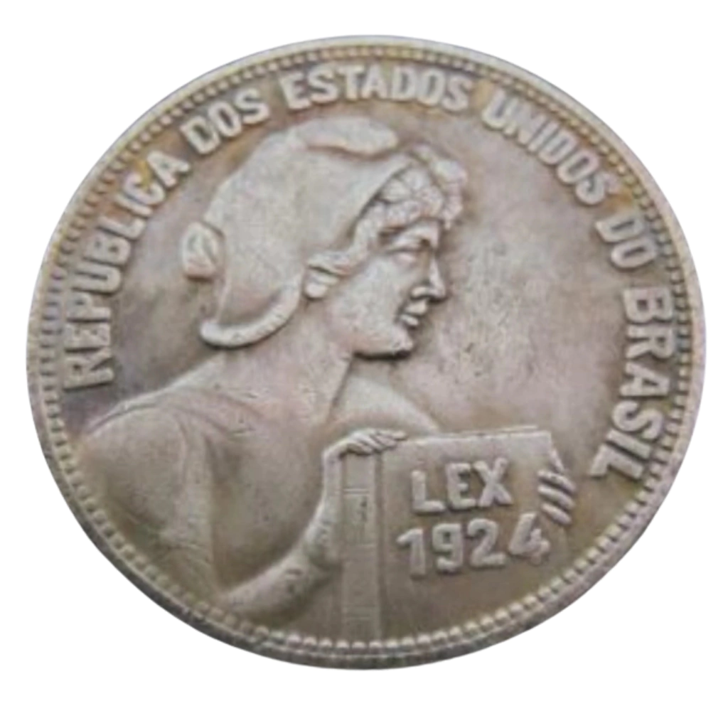 Moeda 100 Réis LEX 1924