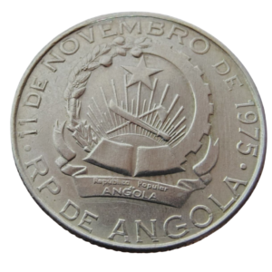 Moeda de 2 Kwanzas – 1975 – Angola
