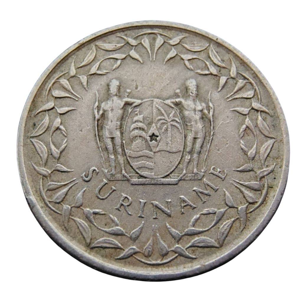 Moeda de 25 Cêntimos – 1974 – Suriname
