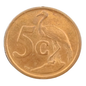 Moeda de 5 Cêntimos  2009 – África do Sul