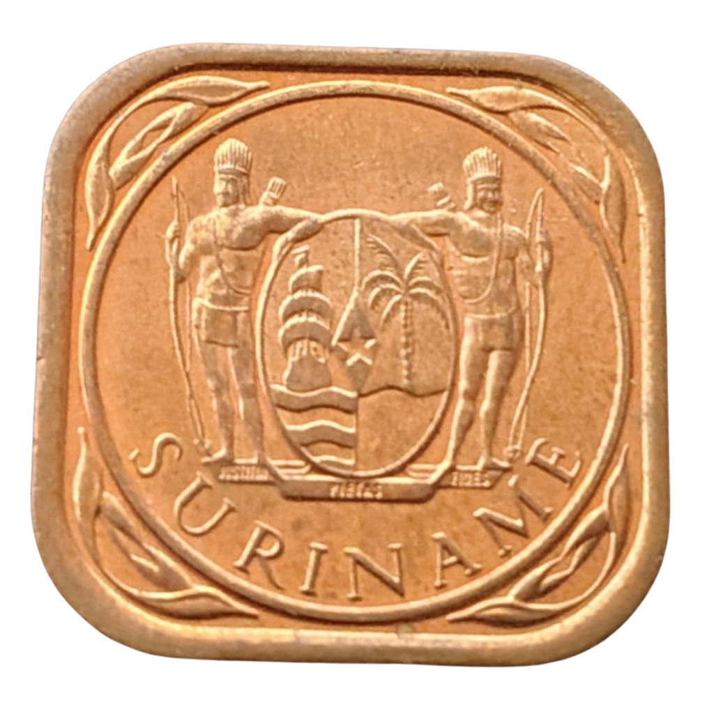 Moeda de 5 Cêntimos – 1988 Suriname