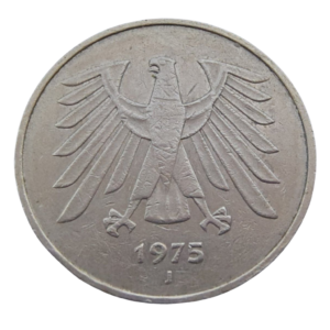 Moeda de 5 Marcos 1975 – Alemanha