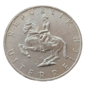 Moeda de 5 Schilling  1986 – Áustria