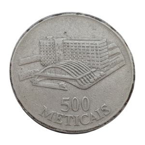 Moeda de 500 Meticais  1994 – Moçambique