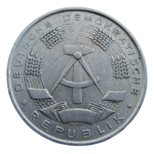 Moeda de 1 Pfennig  1960 – Alemanha Oriental (RDA)