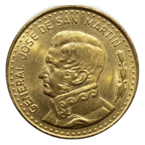 Moeda 100 Pesos – 1979 Gal. José de San Martin – Argentina