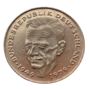 Moeda de 2 Marcos – 1992 – Dr. Kurt Schumacher - Alemanha