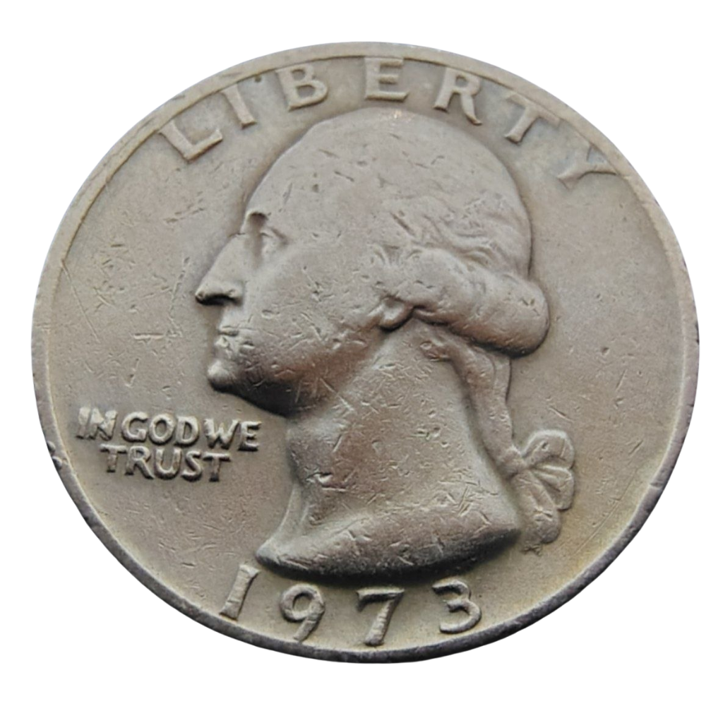 Moeda Quarter Dólar 1973 - EUA