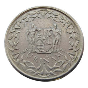 Moeda de 25 Cêntimos 1985 – Suriname